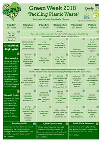Green week timetable 200